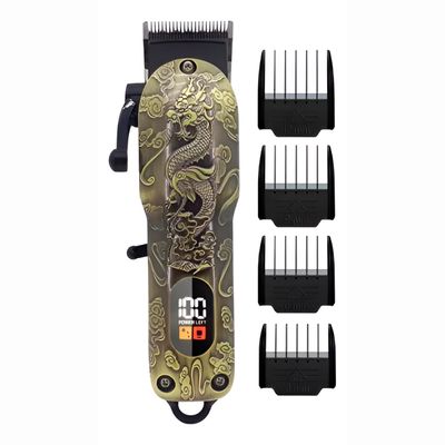 Máquina de Cortar Cabelo Profissional com Bateria  Design Dragão