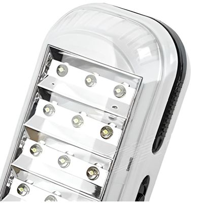 Luminária Lâmpada Emergência 42 LEDs Branco