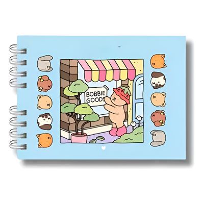 Livrinho para Colorir Bobbie Goods Capa Dura Cor:Rosa