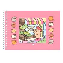 Livrinho para Colorir Bobbie Goods Capa Dura Cor:Rosa