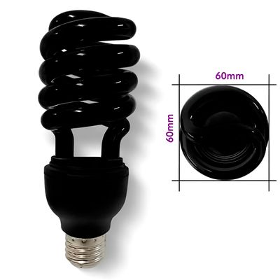 Lâmpada Espiral Luz Ultravioleta Fluorescente