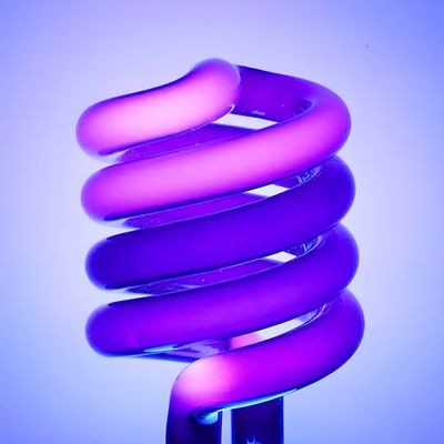 Lâmpada Espiral Luz Ultravioleta Fluorescente
