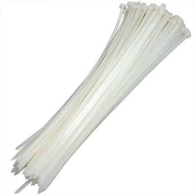 Abraçadeira De Nylon Branco Enforca 50 Uni Organizacao