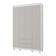 Guarda-roupa Infantil 122cm 4 Portas E 2 Gavetas Dengo Multimóveis Mp4438 Branco/off White Branco/off White