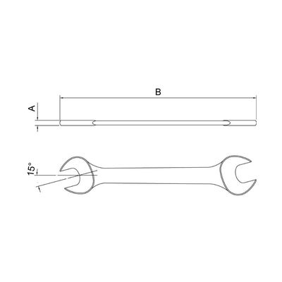 Chave fixa 36x41 mm