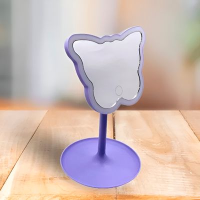 Espelho de Mesa para Maquiagem Formato Borboleta Decorativo