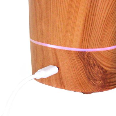 Difusor Aromatizador Umidificador De Ar Oleos Essenciais 360 Cor:Marfim