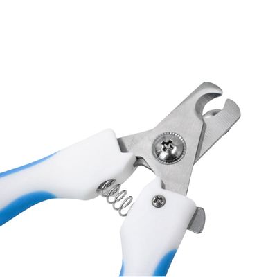 Alicate Pet Tesoura Corte De Unhas Cachorro Gato Com Lixa Cor:Azul