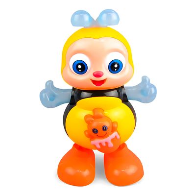 Abelha Dançarina Interativa com Luz e Música – Brinquedo Educativo para Bebês e Crianças | Brinquedo Infantil