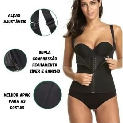 Colete Cinta Modeladora Dupla Compressão