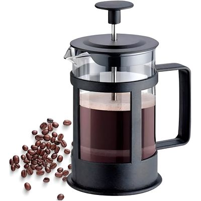 Cafeteira Prensa Francesa Chá Café 350ml Aço Inox Vidro - Café e Chá Perfeitos a Cada Infusão