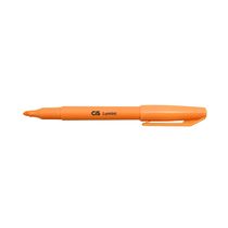 Marcador de Texto Cis Lumini Ponta Chanfrada Laranja Neon