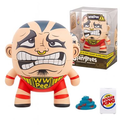 Boneco The Hangrees Poop Slime de Paródia – Figura Interativa com Slime Divertido para Crianças | Wwpee Poop