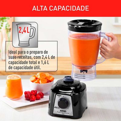 Liquidificador Arno Power Mix Essential Preto LQ19 220V