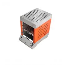 Churrasqueira A Gás Vertical Sem Fumaça Flame Dinoxx Gás GLP Laranja