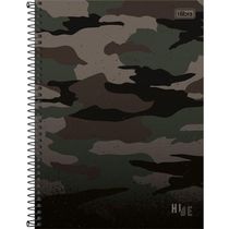 Caderno Espiral Capa Dura Universitário 10 Matérias Hide 160 Folhas Hide 4