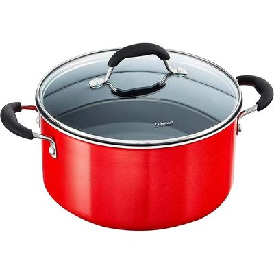 CONJUNTO CUISINART DE PANELAS ADVANTAGE 11 PEÇAS VERMELHO 55-11R