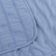 Cobre Leito King Plissê Seersucker e Matelado Ultrassônico 03 Peças 100% Poliéster - Azul Mineral