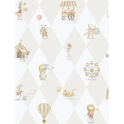 Papel de Parede Enzo Circo Bege 282-3