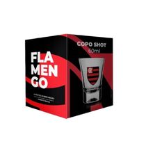 Copo Allmix Shoot 60ml Flamengo - Transparenteverm
