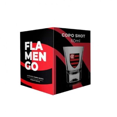 Copo Allmix Shoot 60ml Flamengo - Transparenteverm