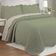 Cobre Leito Colcha By-Collor Queen 3 Peças Verde-Cinza - 100% Poliéster