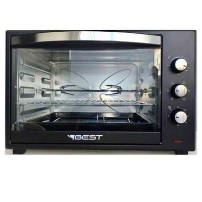 Forno De Bancada Elétrico Best Forno Plus 60 Litros 220v Preto/branco