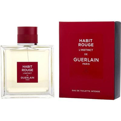 Perfume Masculino Guerlain Habit Rouge L'instinct Edt Intense Spray 100 ml