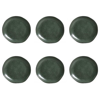 Conjunto De Pratos De Sobremesa 06 Peças Orgânico Arauco Porto Brasil