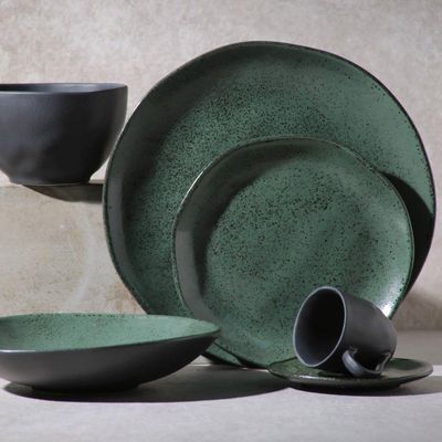 Conjunto De Pratos De Sobremesa 06 Peças Orgânico Arauco Porto Brasil
