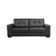 Conjunto Sofá De Couro Punto 3 E 2 Lugares - Preto Pigmentado - Mempra