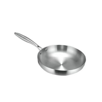 Frigideira Supreme Aço Inox 26 cm e 2,2 Litros Fundo Triplo - GP Inox