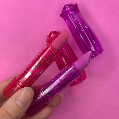 BORRACHA BATOM RETRATIL PRINCESAS DISNEY ROSA/ROXO - TRIS