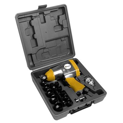 Chave Impacto Pressure 1/2 Torque 31 kgf 7000 rpm C/ Kit Soquete