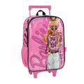 MOCHILA RODAS BARBIE IC39102BB-RA LUXCEL