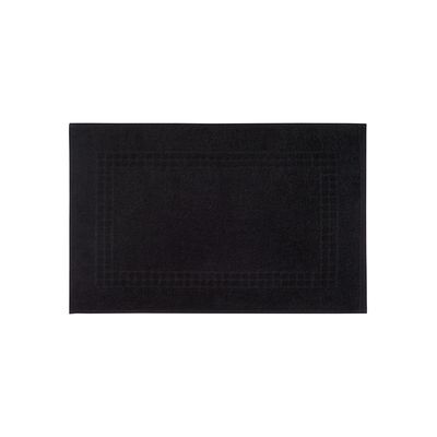 Toalha de Piso 40x63cm 100% Algodão Preto