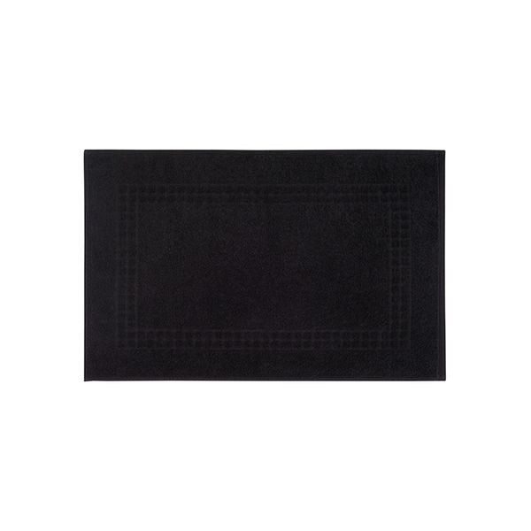 Toalha de Piso 40x63cm 100% Algodão Preto