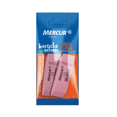Borracha Mercur Clean Macia Verde com 2 Unidades