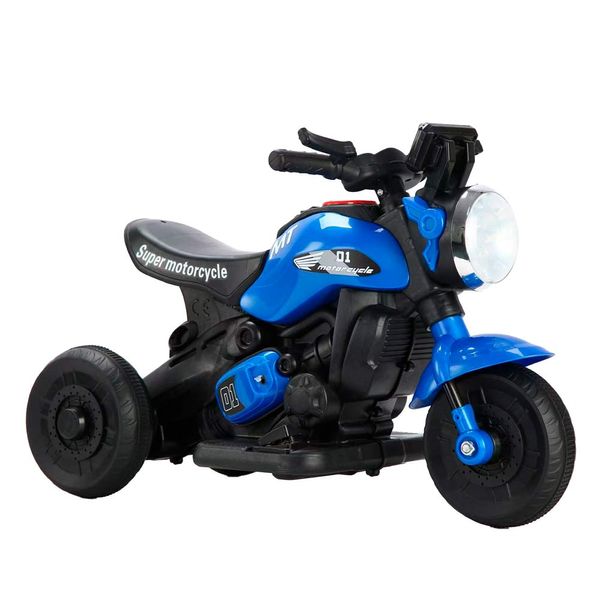 Moto Elétrica First Custom Azul Zippy