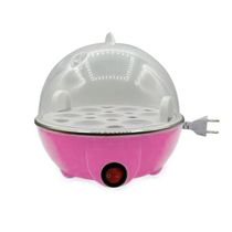 Cozedor Elétrico A Vapor Ovos Egg Cooker Prático, Rápido e Preciso - 110V | Cor:Rosa