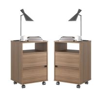 Conjunto De 2 Gaveteiros Flox Affara