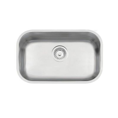 Cuba de embutir Tramontina Lavínia 47 BL em aço inox acetinado 47x30 cm