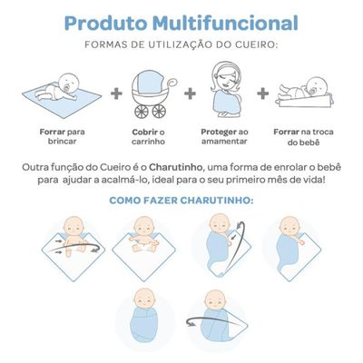 Kit Cueiro Bebê Manta Bordados Libélula Rosa Papi 80 x 80Cm