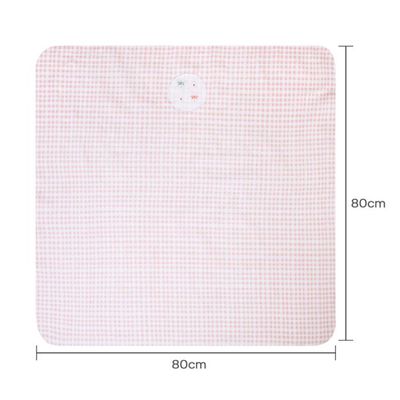 Kit Cueiro Bebê Manta Bordados Libélula Rosa Papi 80 x 80Cm