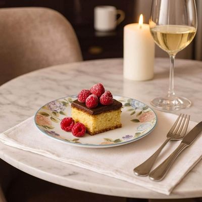 Aparelho de Jantar Aura Tramontina 24 Pçs Porcelana Decorada Floral Mesa Posta 6 Pessoas