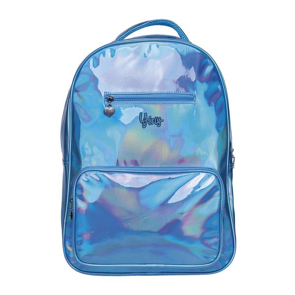 Mochila Juvenil Yins Holográfica 17,5" - Item Sortido