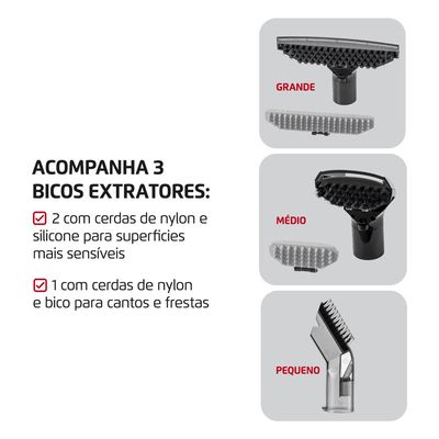 Extratora e Higienizadora Mondial Portátil Deep Cleaner EXP-01-R 127V