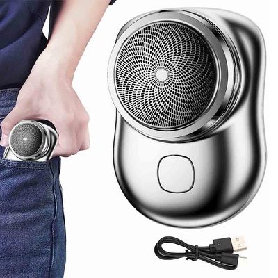 Mini Barbeador Elétrico Portátil Recarregável