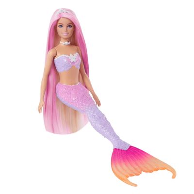 Boneca Barbie Sereia Malibu Mundança de Cor Mattel