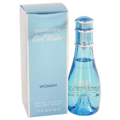 Perfume Feminino Cool Water Davidoff 50 Ml Eau De Toilette